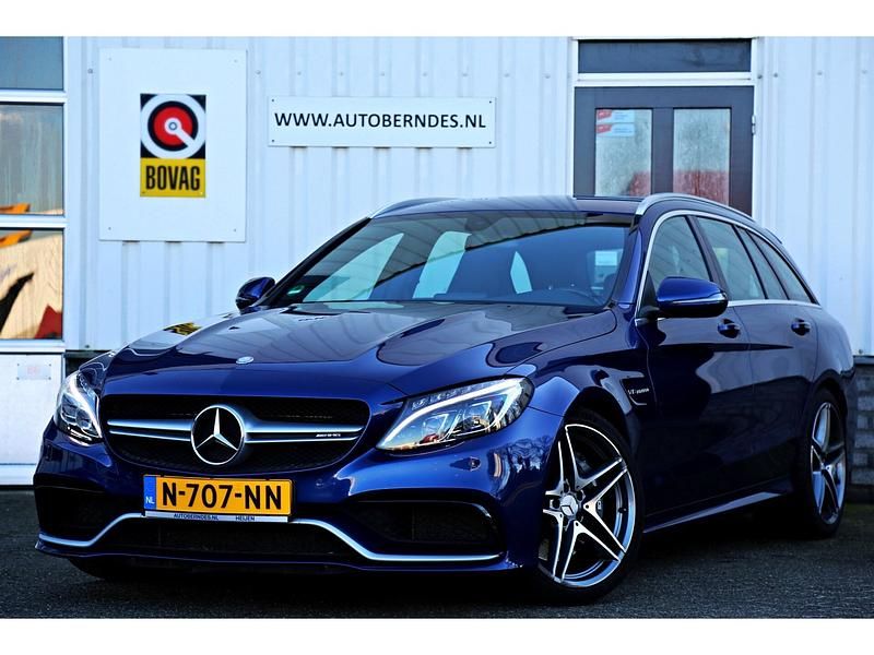 Blauw, metallic lak Gebruikt 2017 Mercedes C63 AMG AMG Stationwagen | € 51.900 (Goede deal) - Afbeelding 1/4