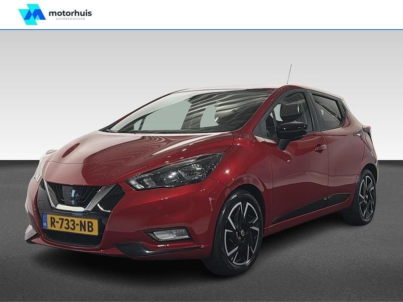 Rood Occasion 2022 Nissan Micra Hatchback | € 13.485 (Goede deal) - Afbeelding 1/4