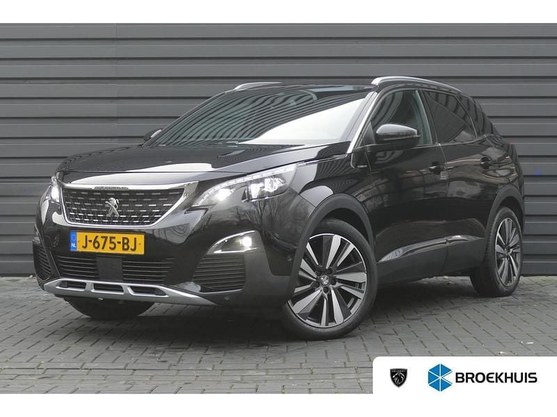 Zwart Occasion 2020 Peugeot 3008 GT-line SUV | € 16.395 (Goede deal) - Afbeelding 1/4