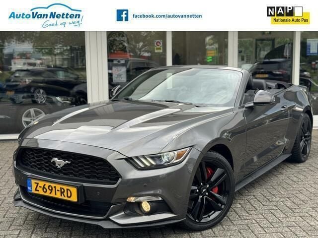 Grijs, metallic lak Gebruikt 2016 Ford Mustang Convertible Cabriolet | € 34.950 (Goede deal) - Afbeelding 1/4