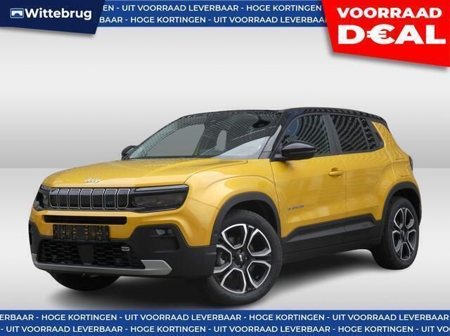 Geel, metallic lak Nieuw 2025 Jeep Avenger EV Summit SUV | € 37.333 (Eerlijke prijs) - Afbeelding 1/4