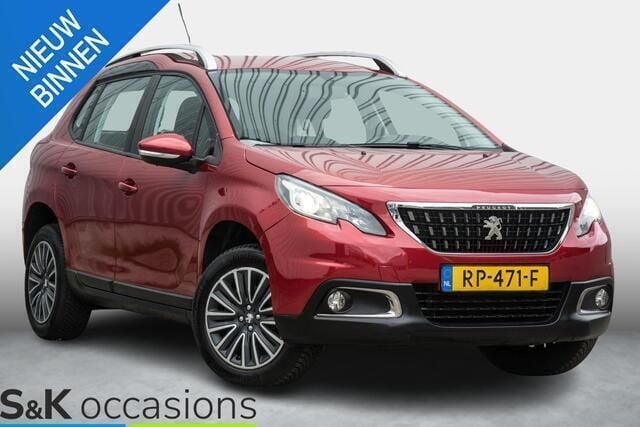 Rood Gebruikt 2018 Peugeot 2008 SUV | € 9.500 (Super prijs) - Afbeelding 1/4