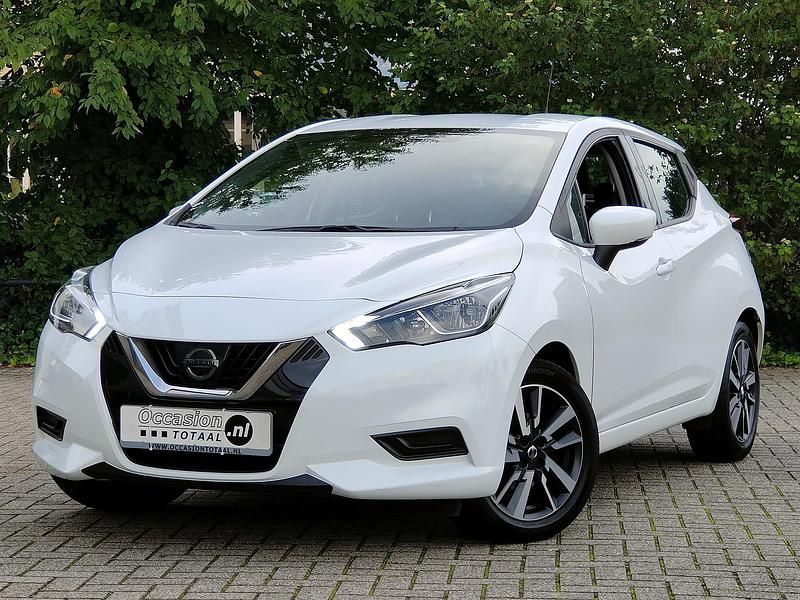 Wit Gebruikt 2017 Nissan Micra Acenta Hatchback | € 11.950 (Duur) - Afbeelding 1/4