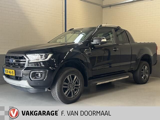 Zwart Gebruikt 2021 Ford Ranger Wildtrack Pickup | € 22.900 (Super prijs) - Afbeelding 1/4