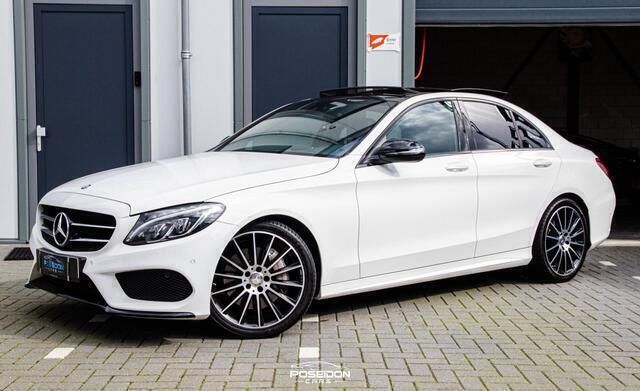 Wit Gebruikt 2016 Mercedes C250 AMG Sedan | € 27.950 (Eerlijke prijs) - Afbeelding 1/4