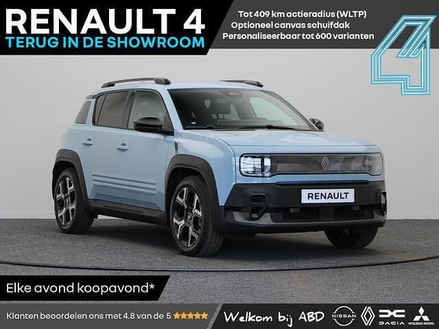Blauw Nieuw 2025 Renault R4 Komfort SUV | € 35.390 (Eerlijke prijs) - Afbeelding 1/3