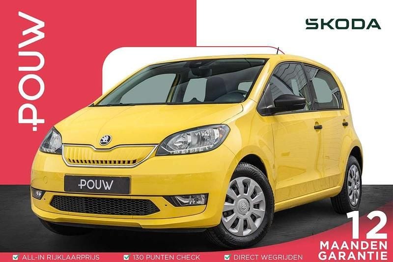 Geel Gebruikt 2020 Skoda Citigo-e IV Ambition Hatchback | € 9.450 (Goede deal) - Afbeelding 1/4