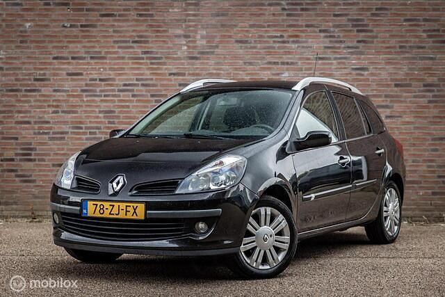 Zwart Gebruikt 2008 Renault Clio GrandTour Stationwagen | € 1.740 (Eerlijke prijs) - Afbeelding 1/4