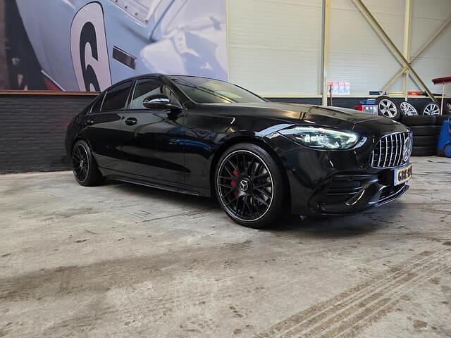 Occasion Mercedes C180 AMG line 170 PK (125 kW) 2022 Zwart Sedan