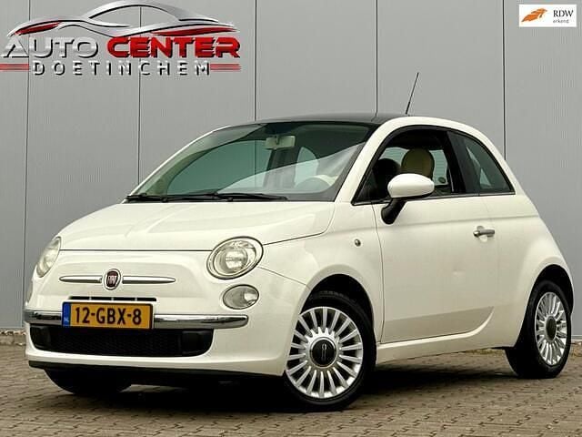Wit Gebruikt 2008 Fiat 500 Lounge Hatchback | € 3.999 (Eerlijke prijs) - Afbeelding 1/4