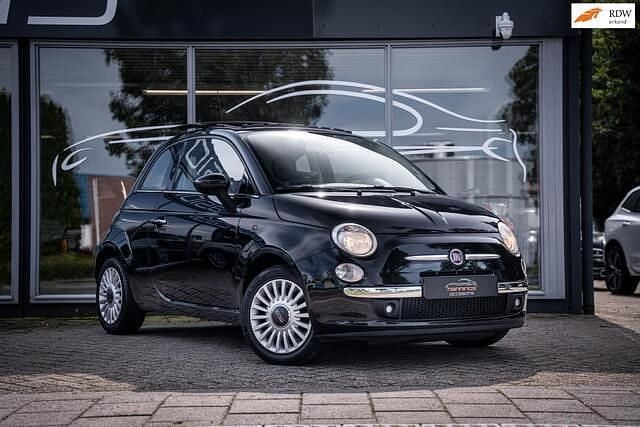 Zwart Gebruikt 2009 Fiat 500 Pop Hatchback | € 6.450 (Eerlijke prijs) - Afbeelding 1/4