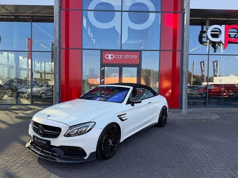Occasion Mercedes C63 AMG AMG 510 PK (375 kW) 2017 Wit Cabriolet