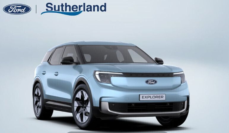 Blauw Nieuw 2025 Ford Explorer Extended Range SUV | € 47.730 (Eerlijke prijs) - Afbeelding 1/4