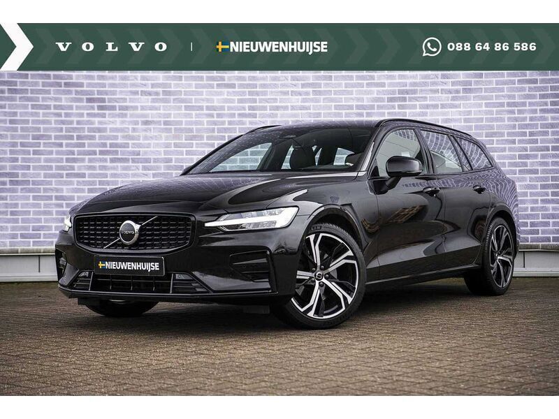 Zwart Gebruikt 2022 Volvo V60 Plus Stationwagen | € 38.394 (Iets duurder) - Afbeelding 1/3