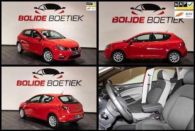 Rood Gebruikt 2016 Seat Ibiza CONNECT Hatchback | € 9.645 (Eerlijke prijs) - Afbeelding 1/4