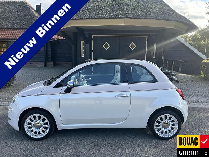Wit Occasion 2018 Fiat 500C Anniversary Cabriolet | € 13.950 (Duur) - Afbeelding 1/4