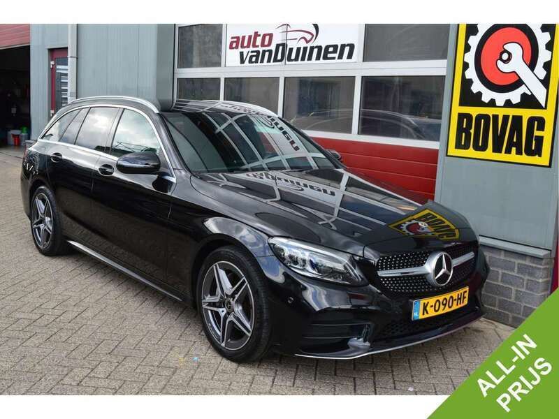 Zwart, metallic lak Gebruikt 2021 Mercedes C180 Business Stationwagen | € 27.845 (Super prijs) - Afbeelding 1/4