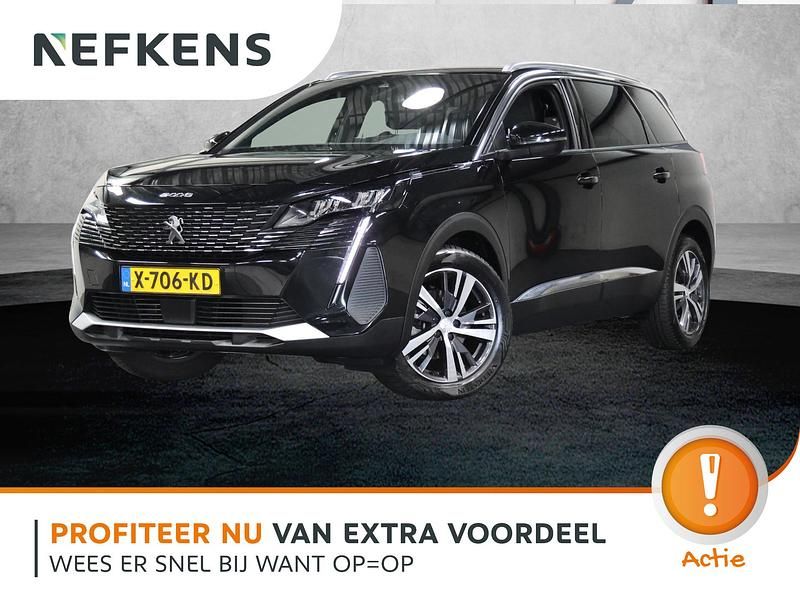 Zwart Gebruikt 2023 Peugeot 5008 Allure MPV | € 29.925 (Goede deal) - Afbeelding 1/4