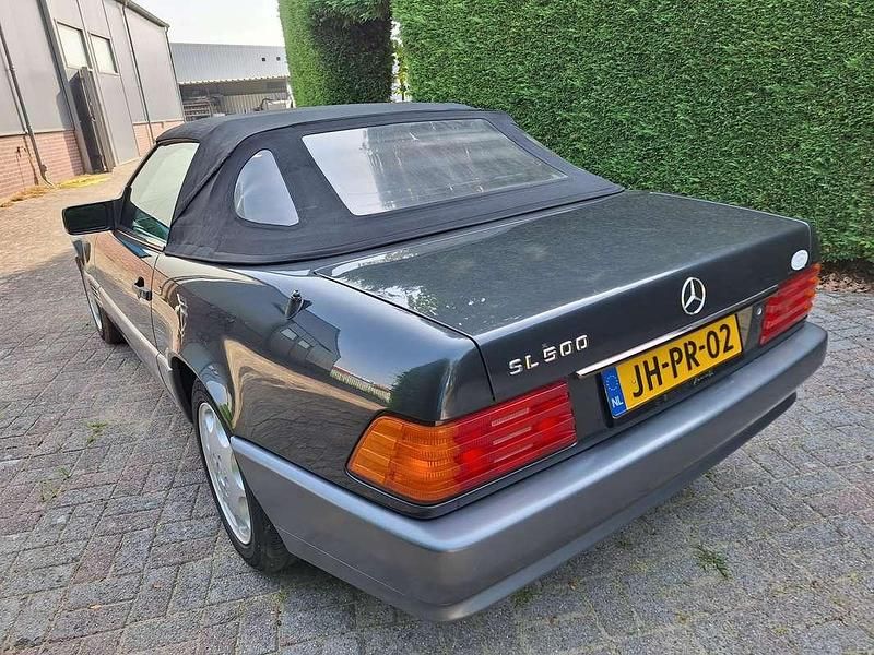 Zwart Gebruikt 1991 Mercedes SL500 Cabriolet | € 24.900 - Afbeelding 1/4