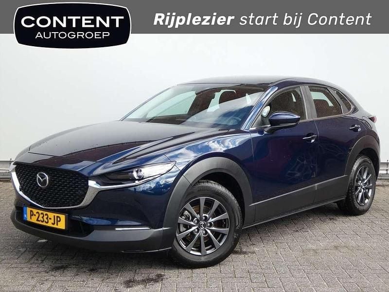 Blauw metallic Gebruikt 2022 Mazda CX-30 Comfort SUV | € 23.940 (Super prijs) - Afbeelding 1/4