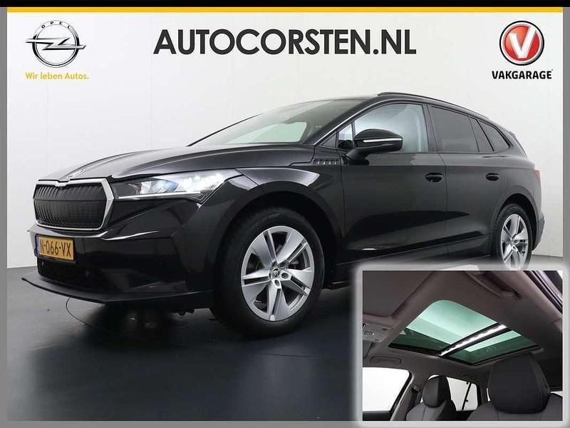 Zwart Gebruikt 2021 Skoda Enyaq iV SUV | € 21.795 (Goede deal) - Afbeelding 1/4