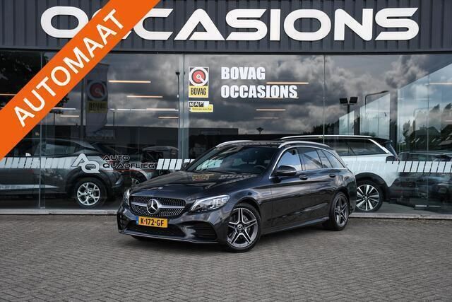 Grijs Gebruikt 2020 Mercedes C180 Business Stationwagen | € 29.950 (Eerlijke prijs) - Afbeelding 1/4