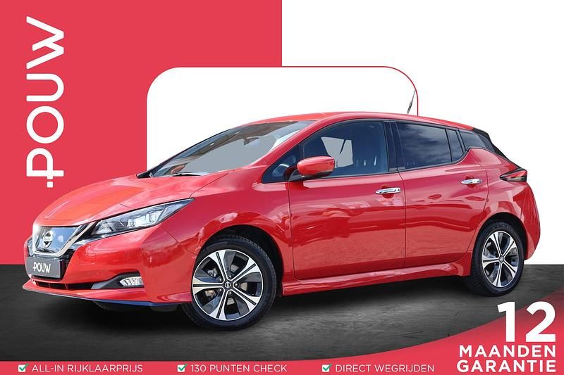 Rood Gebruikt 2020 Nissan Leaf N-Connecta Hatchback | € 15.950 (Eerlijke prijs) - Afbeelding 1/4