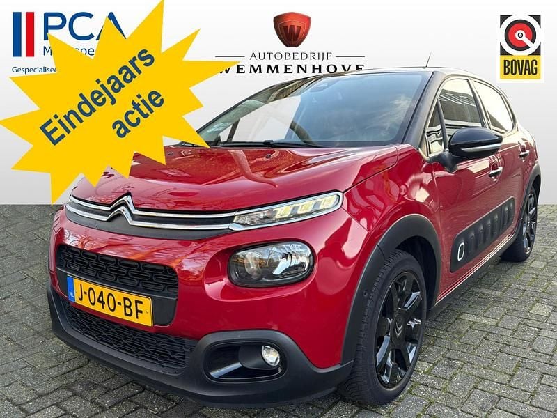 Rood Gebruikt 2020 Citroën C3 Business Class Hatchback | € 11.890 (Eerlijke prijs) - Afbeelding 1/4