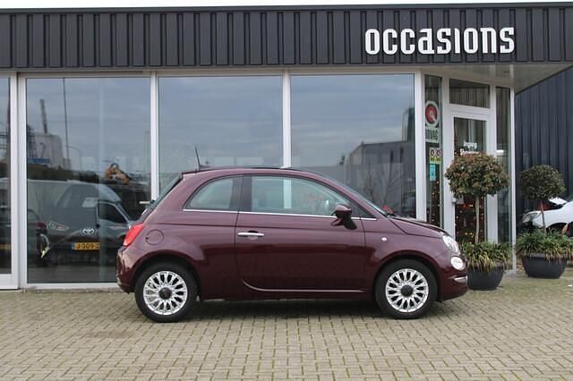 Occasion Fiat 500 Lounge 86 PK (63 kW) 2019 Paars Hatchback