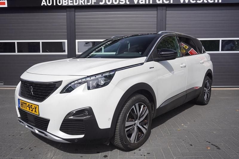 Wit Occasion 2019 Peugeot 5008 GT-line MPV | € 18.750 (Eerlijke prijs) - Afbeelding 1/4