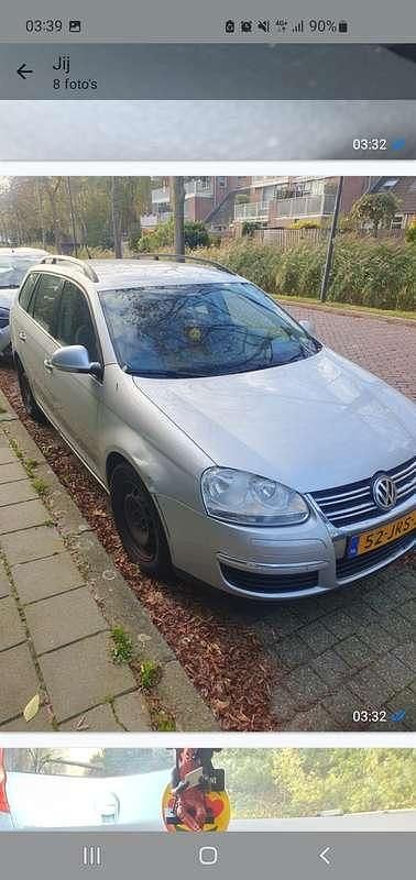 Zilver Gebruikt 2009 VW Golf VI Trendline Stationwagen | € 1.000 (Super prijs) - Afbeelding 1/4