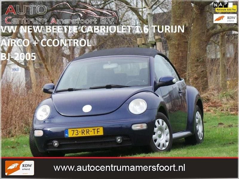 Occasion VW New Beetle Cabriolet Comfortline 102 PK (75 kW) 2005 Blauw Cabriolet