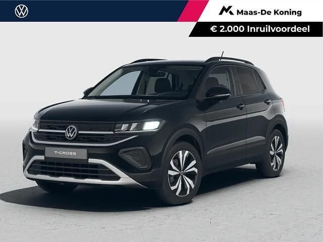 Zwart Nieuw 2026 VW T-Cross Comfortline SUV | € 36.205 (Duur) - Afbeelding 1/4