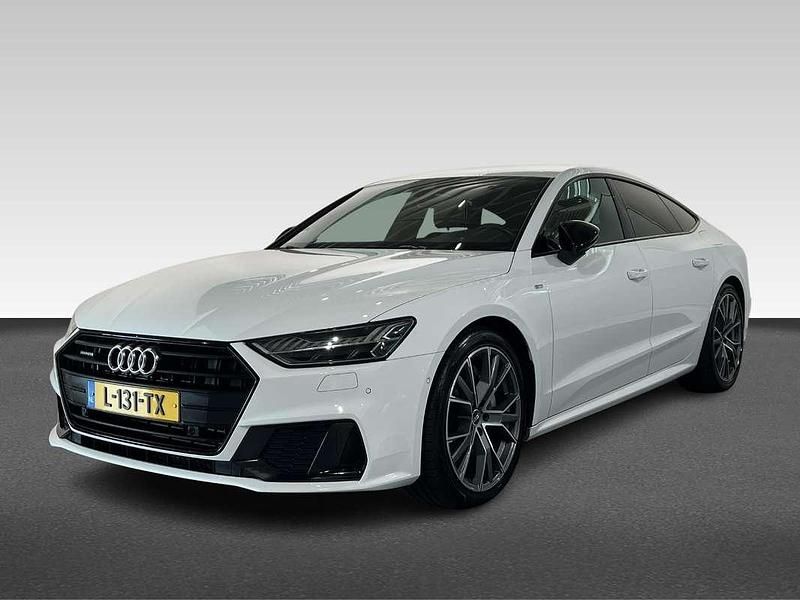 Wit Gebruikt 2021 Audi A7 Sportback Hatchback | € 47.995 (Super prijs) - Afbeelding 1/4