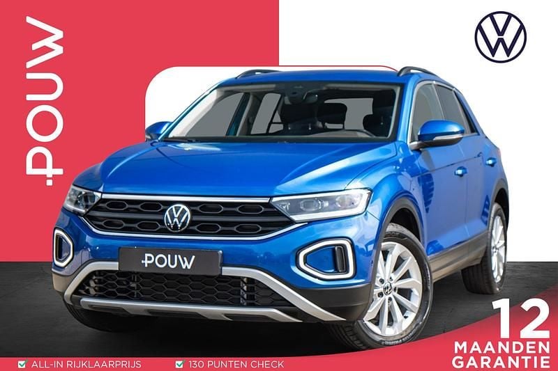 Blauw Gebruikt 2024 VW T-Roc Edition SUV | € 26.900 (Super prijs) - Afbeelding 1/4