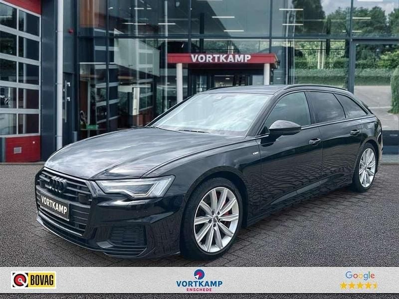 Zwart Gebruikt 2020 Audi A6 S-Line Stationwagen | € 37.900 (Eerlijke prijs) - Afbeelding 1/4