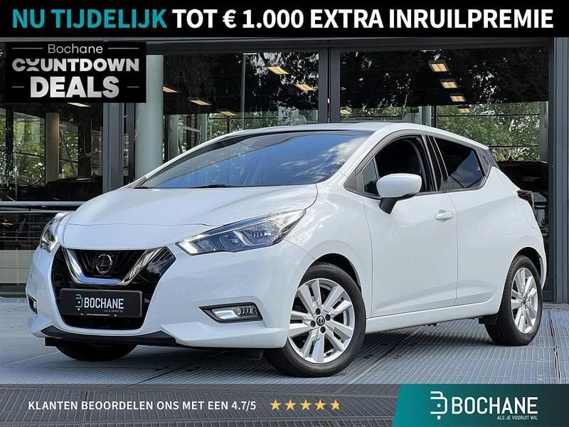 Wit Gebruikt 2020 Nissan Micra N-Connecta Hatchback | € 12.695 (Goede deal) - Afbeelding 1/4