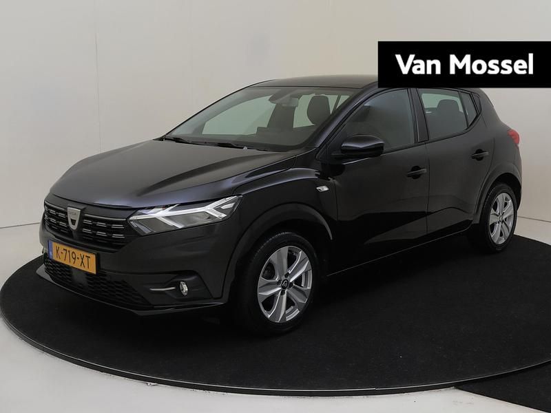 Zwart Gebruikt 2021 Dacia Sandero Comfort Hatchback | € 14.235 (Eerlijke prijs) - Afbeelding 1/4