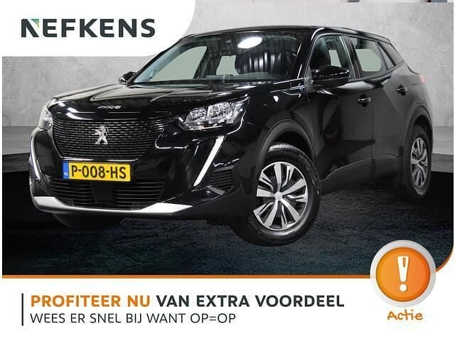 Zwart Gebruikt 2022 Peugeot e-2008 Active SUV | € 18.220 (Goede deal) - Afbeelding 1/4