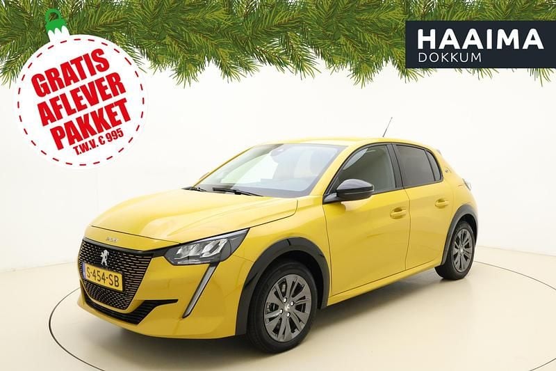 Geel Gebruikt 2024 Peugeot e-208 Active Hatchback | € 19.950 (Eerlijke prijs) - Afbeelding 1/4