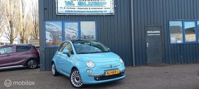 Blauw Gebruikt 2010 Fiat 500 Lounge Hatchback | € 3.950 (Goede deal) - Afbeelding 1/4