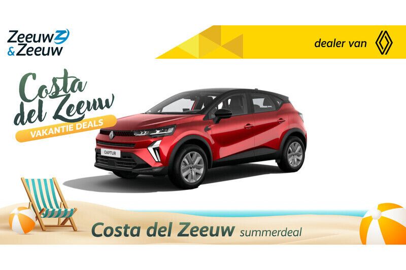 Twotone rouge flamme / noir étoilé Nieuw 2024 Renault Captur Evolution SUV | € 31.190 (Super prijs) - Afbeelding 1/4
