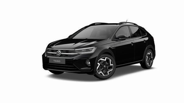 Zwart Nieuw 2025 VW Taigo R-line Edition SUV | € 39.025 (Iets duurder) - Afbeelding 1/4