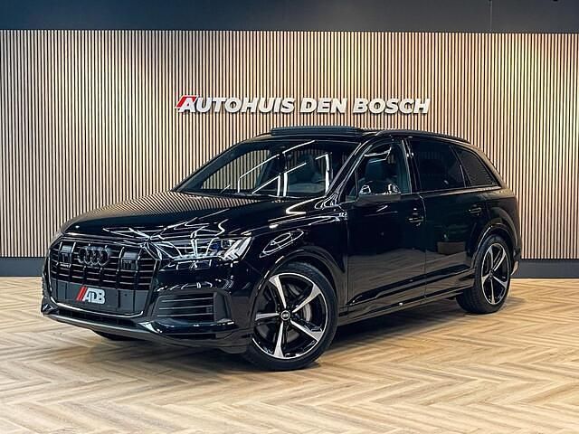 Zwart, metallic lak Gebruikt 2021 Audi Q7 S-Line SUV | € 68.890 (Iets duurder) - Afbeelding 1/4
