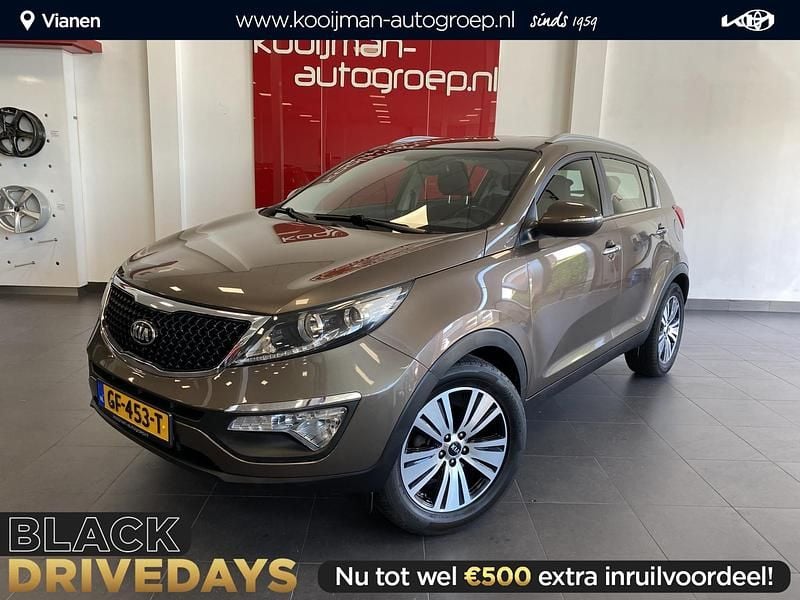Bruin Gebruikt 2015 Kia Sportage Start SUV | € 11.950 (Eerlijke prijs) - Afbeelding 1/4