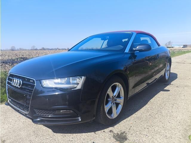 Zwart Occasion 2014 Audi A5 Cabriolet Cabriolet | € 12.950 (Super prijs) - Afbeelding 1/4