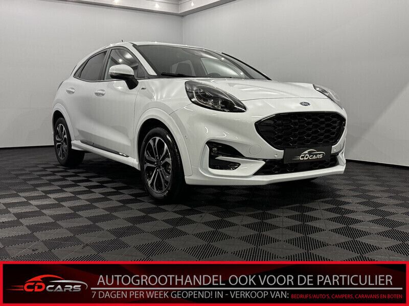 Wit Gebruikt 2023 Ford Puma ST-Line SUV | € 24.950 (Goede deal) - Afbeelding 1/4