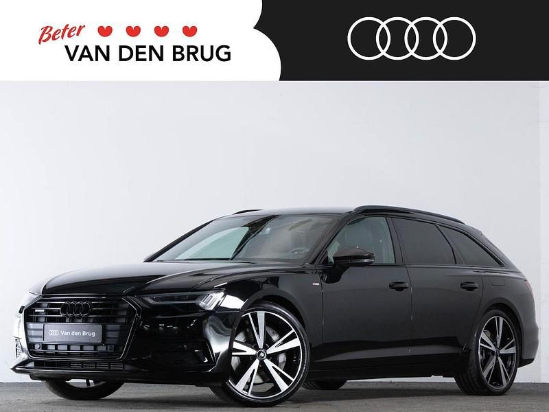 Zwart, metallic lak Gebruikt 2023 Audi A6 S-Line Stationwagen | € 46.900 (Super prijs) - Afbeelding 1/4