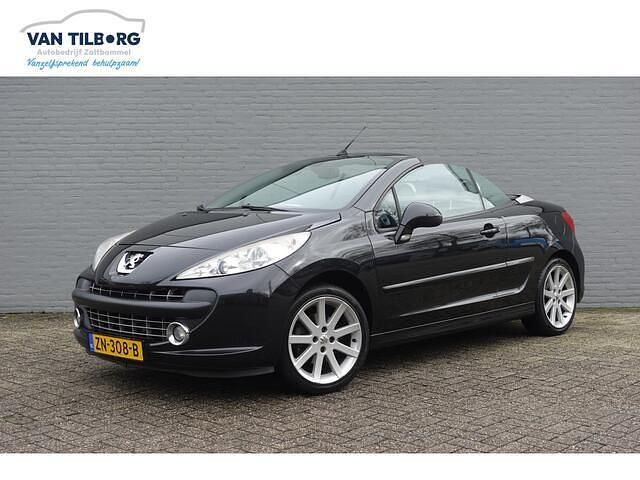 Zwart Gebruikt 2008 Peugeot 207 CC Roland Garros Cabriolet | € 3.950 (Eerlijke prijs) - Afbeelding 1/4
