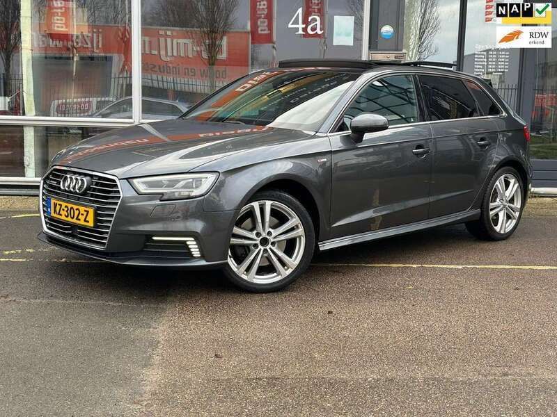 Grijs, metallic lak Gebruikt 2016 Audi A3 Sportback e-tron S-Line Sedan | € 17.450 (Duur) - Afbeelding 1/4